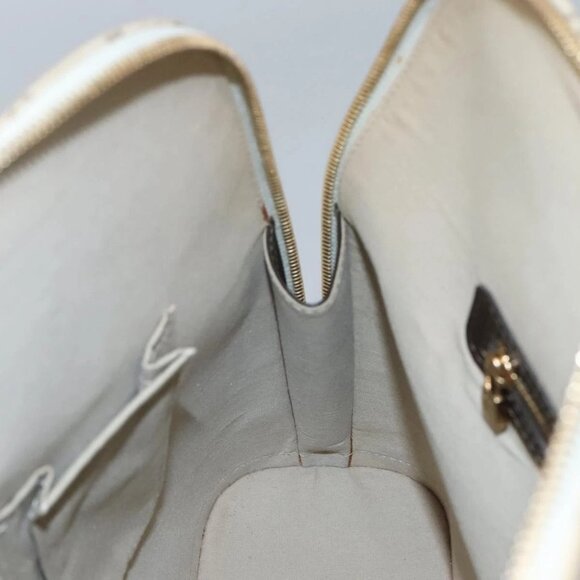 LOUIS VUITTON Monogram Mini Alma Haut Hand Bag Khaki M92203 LV Auth ep8029 - Picture 13 of 16